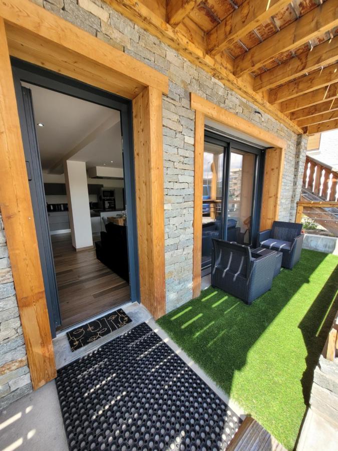 Appartement En Chalet 4 Etoiles Huez Eksteriør billede